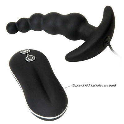 Erotic10 Freq¡§1¡§oncia De Vibra??o Da Pr¡§?stata Massageador Anal Plugue Dildo Vibrador Anal Beads Butt Plug Vibradores Para Homens Brinquedos Para Adultos