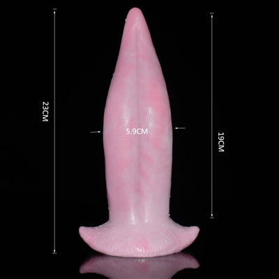 FAAK New Anal Sex Toys Dragon Tongue Tease Flirt Foreplay Clitoris Vagina Stimulate Silicone Sucker Dildo for Women Sex Shop