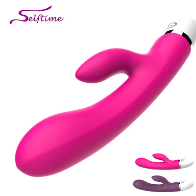 Female G Spot Rabbit Silicone Vibrator Orgasm Adult Toys USB Charging Powerful Masturbation Sex Toy for Women Adult Sex Product