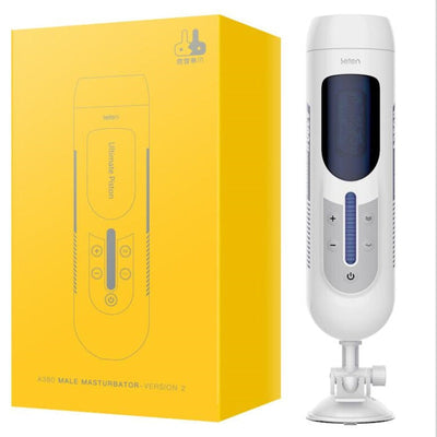 Leten A380-II Piston Telescopic Male Masturbator Realistic Vagina Sucking Masturbation with Suction Cup Machine Sex Toys for Men