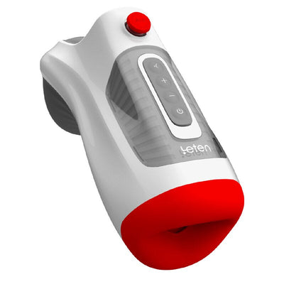 Leten Deep Throat Blowjob Male Masturbator Real Mouth Sucking Vibrating Oral Sex Moaning Masturbation Machine Sex Toys for Men