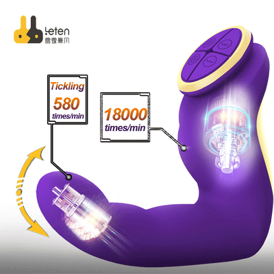 Leten G-spot Orgasm Clitoris Dildo Stimulator Finger Vibrator Tickling Prostate Massager Vagina Massager Sex Toys for Women Man