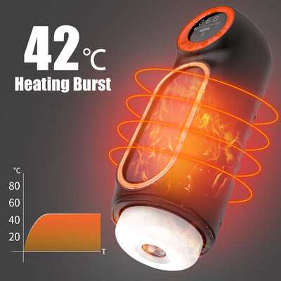 Male Automatic Telescopic Sucking Heating Vagina Masturbation Cup Masturbator Adult Toys Sex Toys for Men Toys for Adults 18
