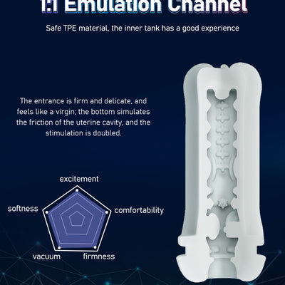 Male Masturbation Cup Automatic Sucking Oral Vagina Adult Super Suction Vibrator Masturbator Toys for Men Blowjob Sex Machine