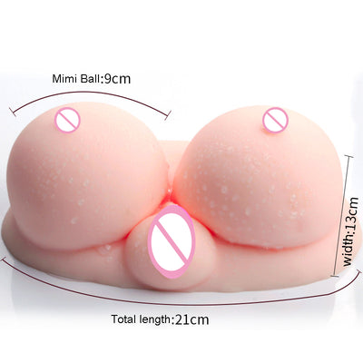 บิ๊กซิลิโคนเพศตุ๊กตาผู้ชายช่องคลอดสำหรับชาย Masturbate Realistic Shemale หี Wm ตุ๊กตาของเล่นหน้าอก SEX DOLL