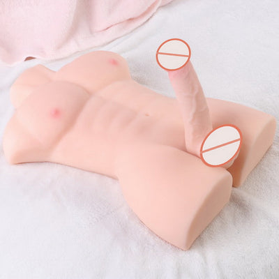 ผู้หญิงMasturbatingตุ๊กตาซิลิโคน 3DลำตัวSexตุ๊กตาผู้หญิงชายBig Penis Analของเล่นผู้ใหญ่หี SEX DOLL