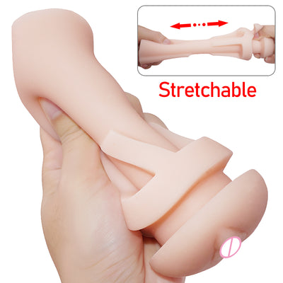 Masturbators for Men Pussy Vagina Vacuum Pocket Glans Stimulate Massager Male Masturbation Cup Sex Toys Adult Products