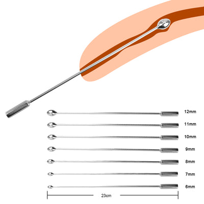 Metal Urethral Catheter Horse Eye Stimulation Male Urethral Dilator Penis Plug Sounding Sex Toys for Men Male Chastity Device