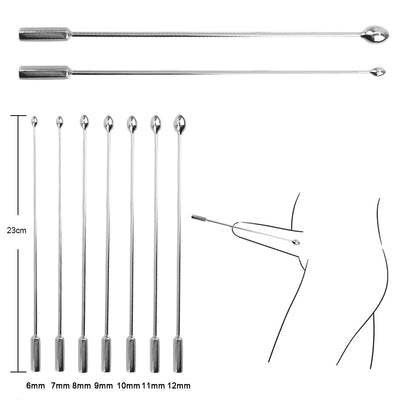 Metal Urethral Catheter Horse Eye Stimulation Male Urethral Dilator Penis Plug Sounding Sex Toys for Men Male Chastity Device