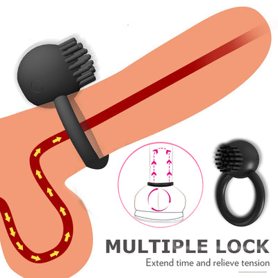 Rechargeable Penis Rings for Men Cock Rings Sexy Toys for Men Delay Ejaculation Massager Sex Toys Vibrator for Male Gay Sex Shop