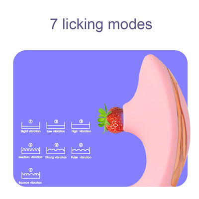 Wearable Dildo Vibrator Tapping Licking G Spot Clitoris Stimulator Butterfly Vibrating Panties Masturbator Sex Toy for Women